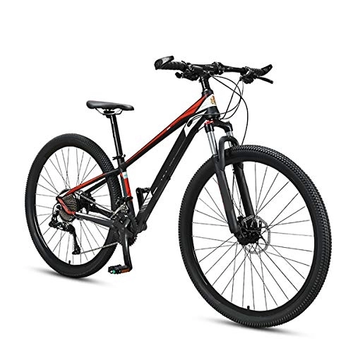 Mountain Bike : GUOHAPPY Mountain Bike 36-Speed 29-Inch Ultra-Light Speed Off-Road Men And Women Youth Big Tire Oil Disc Brake Bicycle, Black red