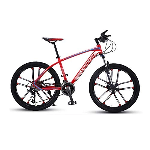 Mountain Bike : Guyuexuan Mountain Bike, 26 Inch Variable Speed Bicycle, Aluminum Alloy Men And Women Students Off-road Racing, City Bike, Multiple Styles The latest style, simple design