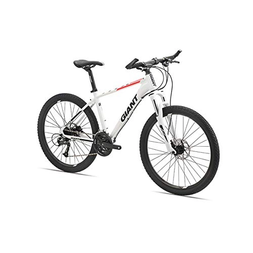 Mountain Bike : Guyuexuan New 27-speed Hydraulic Disc Brakes Speed Male Mountain Bike(Wheel Diameter: 26 Inches) The latest style, simple design (Color : White, Design : 27 speed)