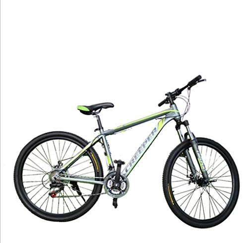 Mountain Bike : Gvgn New ultralight aluminum alloy 26 inch unisex road bike variable speed bicycle mountain bike student bicycle 26'' wheeled lightweight aluminum frame 24 speed SHIMANO double disc brake
