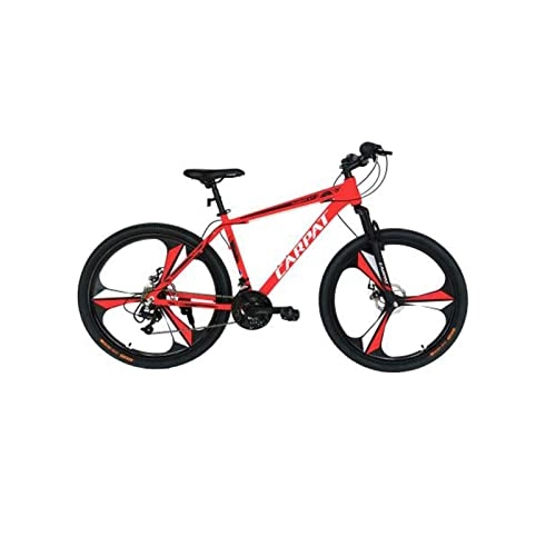 Mountain Bike : GYP Adult Mountain Bike 26" Wheels Men's / Women's 16" Aluminum Frame Comes with Spring Suspension w / Impact Protected Derailleur, Disc Brake System (Red)