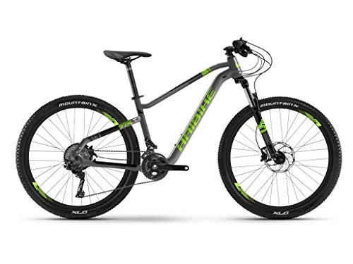 Mountain Bike : HAIBIKE HardNine 4.0 2019 Mountain Bike Set, Grey / Green / Black, L