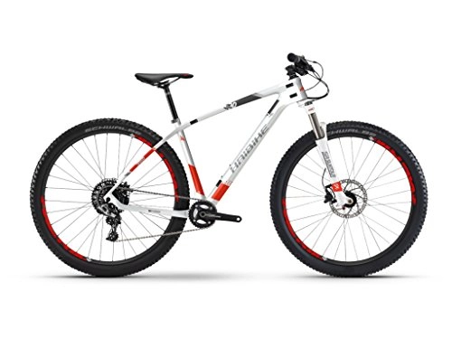 Mountain Bike : HAIBIKE MTB Greed Hardnine 6.020g Deore 29Inches White / Red / Anthracite, Wei / Rot / Anthrazit, 40
