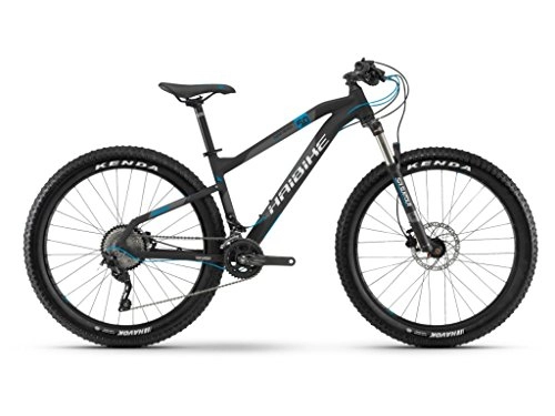 Mountain Bike : HAIBIKE MTB Seet Hardseven Plus 5.020g Deore 27.5Inch Black / Titanium / Blue, Schwarz / Titan / Blau matt, 11