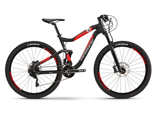 Mountain Bike : HAIBIKE 'Shark Bike Seet Fullnine 6.022g. SLX 29201814, 2kg L Charcoal / Red / White