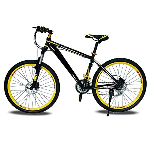 Mountain Bike : haozai Mountain Bike For Adults, 24-speed Dual Disc Brakes, Aluminum Alloy Frame, Tire Wear Resistance, 26 Inch Bike, multiple Colour