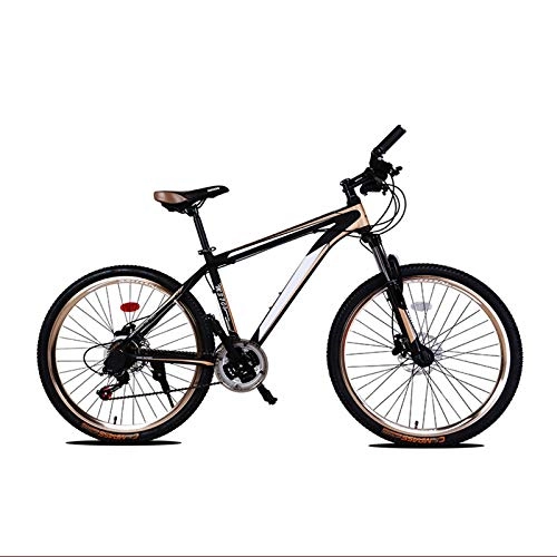 Mountain Bike : haozai Mountain Bikes, Thick And Comfortable Soft Seat, Aluminum Alloy Shock-absorbing Front Fork, 21 Variable Speed System, Aluminum Alloy Paint Frame, Adult Male And Female Students Bicycle