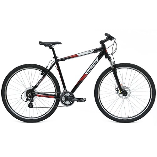 Mountain Bike : HEAD Rise XT Mountain Bike, 29 inch Wheels, 20.5 inch Frame, Black / Red