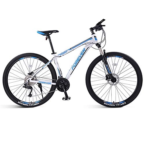 Mountain Bike : HECHEN 26 / 29 in Adult Mountain Bike, Trail Bike High Carbon Steel Outroad Bicycles, 33-Speed Bicycle Full Suspension MTB Gears Dual Disc Brakes, c, 26in