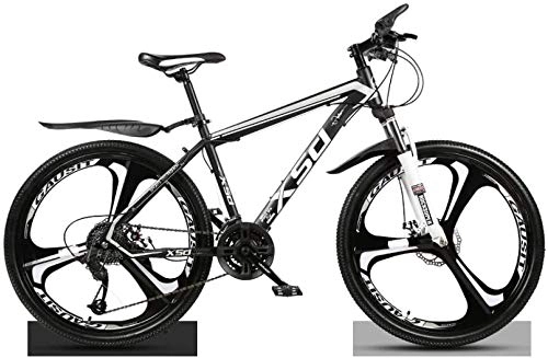 Mountain Bike : HFFFHA Mountain Bike For Adult, Lightweight Aluminum Full Suspension Frame, Suspension Fork, Disc Brake, 24 Speed (Size : 21 speed)