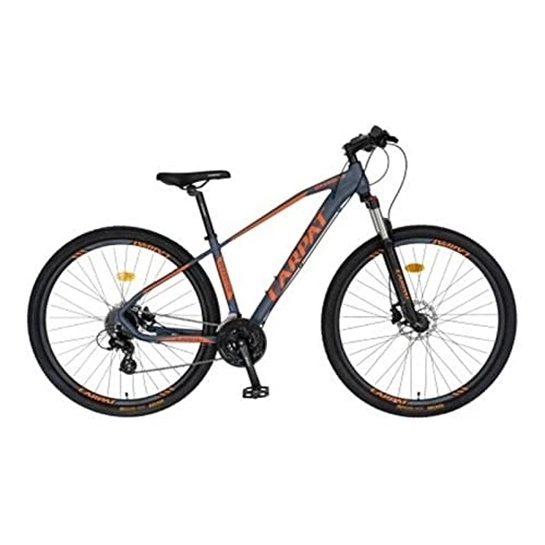 Mountain Bike : HGXC Adult Mountain Bike with Lock-Out Suspension Aluminum Frame 29 Inch Wheels Easy To Install Durable for Men Women Youth (Color : Gray)