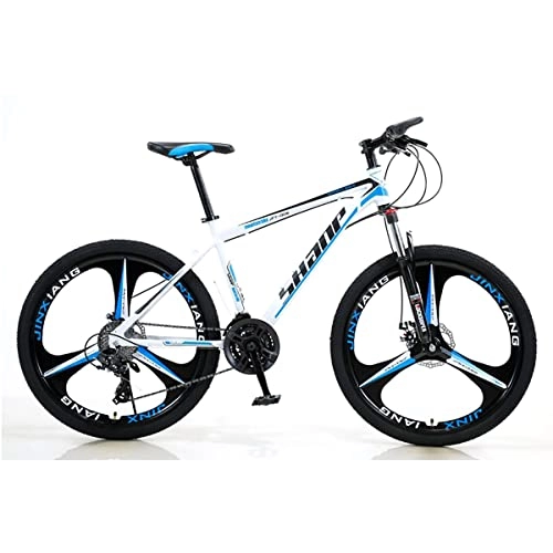 Mountain Bike : HHKAZ Full Suspension Mountain Bike 24 / 26 Inch Adult Wheels 27 Speed Dual Disc Brake Men'S Cycling Bike