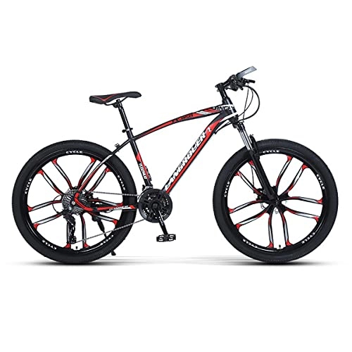 Mountain Bike : HHKAZ Mountain Bike 24 / 27.5 Inch Wheels 27 Speed Full Suspension Dual Disc Brake Adult Men'S And Women'S Outdoor Sports Bike