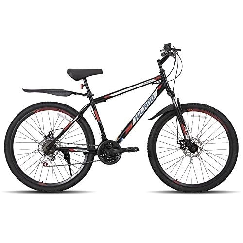 Mountain Bike : Hiland 27.5 Inch Wheel Mountain Bike, 21 Speed Mens Mountain Bike, 17 inch frame MTB Bike For Women, Black