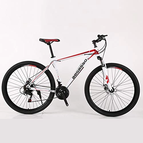 Mountain Bike : Hmcozy MEN'S MOUNTAIN BIKE HARDTAIL 29 inch wheels Hardtail High-carbon steel Mountain Bike, D, 27 speed