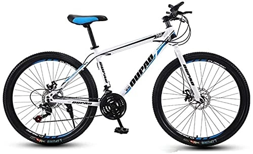 Mountain Bike : HUAQINEI Mountain Bikes, 26 inch mountain bike aluminum alloy cross-country lightweight variable speed youth male and female spoke wheel bicycle Alloy frame with Disc Brakes
