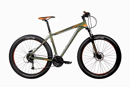 Mountain Bike : Indigo Unisex Grade Mountain Bike, Green, 20-Inch