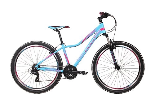 Mountain Bike : Indigo Women's Mystic Mountain Bike, Blue, 15-Inch