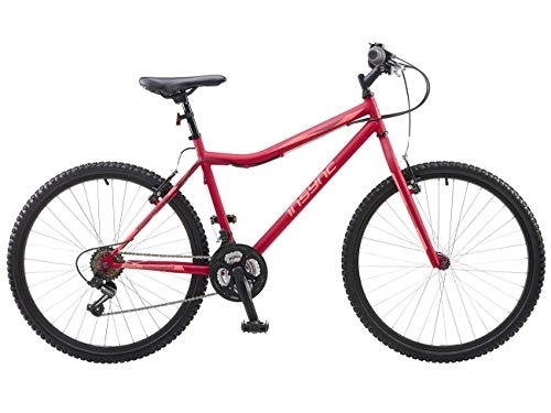Mountain Bike : Insync Breeze Women’s MTB Mountain Bike, 26-Inch Wheels, 18-Inch Frame, 18 speed Shimano gearing and Shimano Revoshift,  Red Colour
