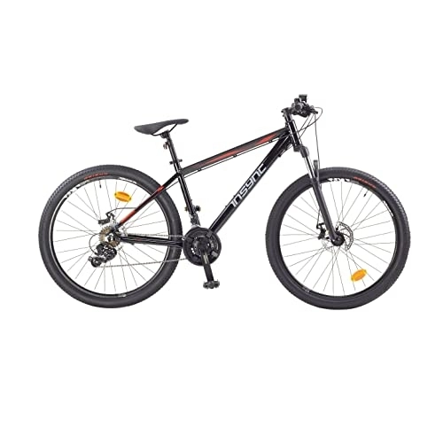 Mountain Bike : Insync Men's Zuma 27.5-Inch (650B) Front Suspension Alloy ATB 24 Speed Mountain Bike, 19-Inch Size, Black