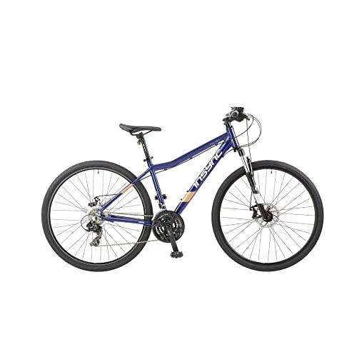 Mountain Bike : Insync Urban Kojima 1.1 Women’s Hybrid Bike With 26-Inch Wheels & 20-Inch Steel Frame, 21-Speed Shimano Gearing & Sunrace Revoshift Shifters, Freewheel 6-Speed Index 14-28 T, V-Brake, Aqua Colour