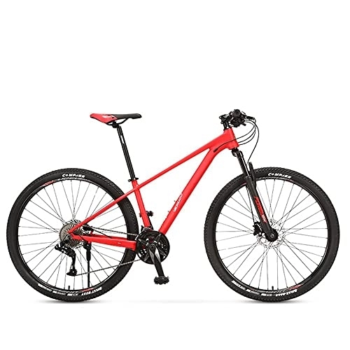 Mountain Bike : ITOSUI 29 Inch Mountain Bike, Hardtail Mountain Bicycle with 19" Aluminum Frame Lightweight 27 / 30 Speed Drivetrain with Disc-Brake Spokes for Men Women Men's MTB Bicycle, Suspension Forks
