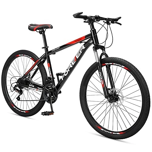 Mountain Bike : ITOSUI Adult Mountain Bike, 24 / 26 inch Wheels, Mountain Trail Bike Aluminum Frame Outroad Bicycles, 21-Speed Bicycle Full Suspension MTB ​​Gears Dual Disc Brakes Mountain Bicycle