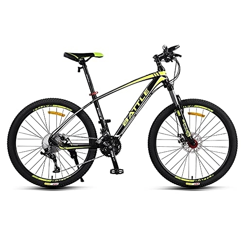 Mountain Bike : ITOSUI Mountain Bike / Bicycles 26 Inch Wheel Lightweight Aluminium Frame, Suspension Mens Bicycle 33 Gears Dual Disc Brake with Hydraulic Lock Out Fork and Hidden Cable Design for Adults