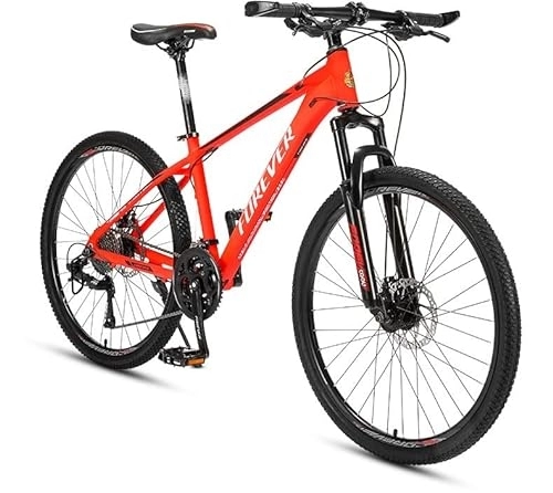 Mountain Bike : JAMCHE Adult Mountain Bike, 26-Inch Wheels, Lightweight 27 speeds Mountain Bikes Bicycles Strong Aluminum Alloy Frame with Disc Brake Bike, Mountain Trail Bike, Hardtail Adult Bicycle