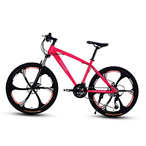 Mountain Bike : JDLAX 26 Inch Ladies Bicycle 21 Variable Speed Bicycle Adult Bicycle Mountain Bike Bike, Birthday Gifts, Red