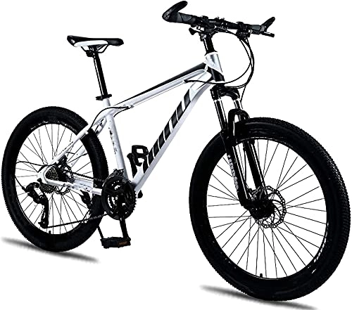 Mountain Bike : JIAWYJ YANGHAO-Adult mountain bike- Mountain Bike, Disc Brake Shock Absorption 21 Speeds Disc Brakes 26 Inch Snow Bicycle, for Urban Environment and Commuting To and From Get Off Work YGZSDZXC-04