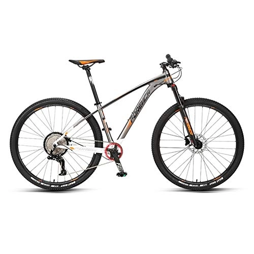 Mountain Bike : JKCKHA Sport And Expert Adult Mountain Bike, 29-Inch Wheels, Aluminum Alloy Frame, Rigid Hardtail, Hydraulic Disc Brakes, All-Terrain Mountain Bike, Multiple Colors, Orange