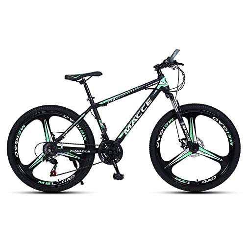 Mountain Bike : JKFDG Full Suspension Mountain Bikes 24 / 26 Inches Wheel For Adult 24 / 27 Speed Dual Disc Brakes Men Bike Bicycle Dual Disc Brakes