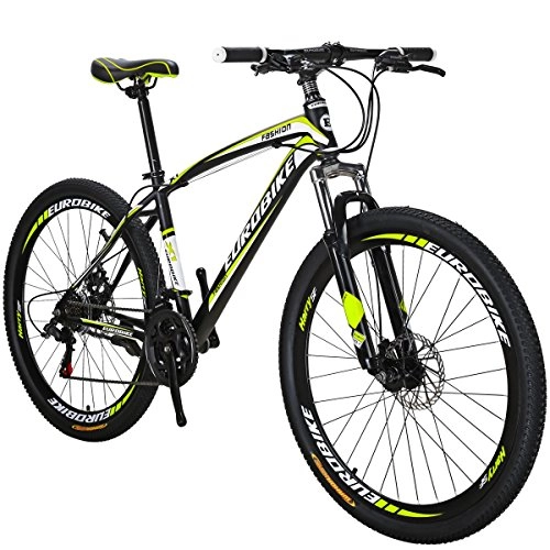 Mountain Bike : JMC Mountain Bike X1 27.5inch MTB Dual Disc Brake Bicycle (YELLOW)