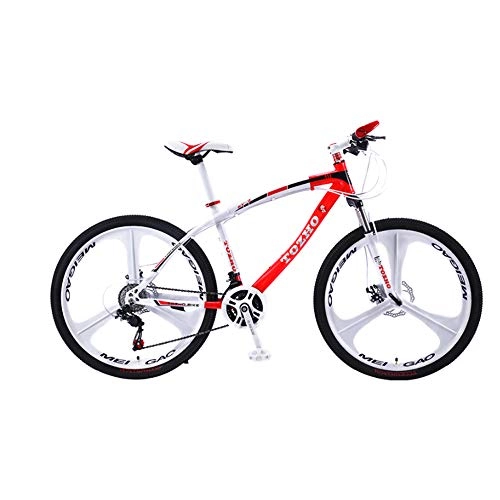 Mountain Bike : jooe Mountain Bike Bicycle 24 Inch Wheels Dual Disc Brake Men And Women 21 Variable Speed 3 Cutter Wheel Student Bicycle