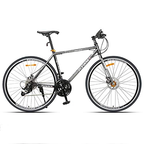 Mountain Bike : JW Variable Speed Aluminum Mountain Bike Bicycle Dual Disc Brake Road Bike, 27 Speed