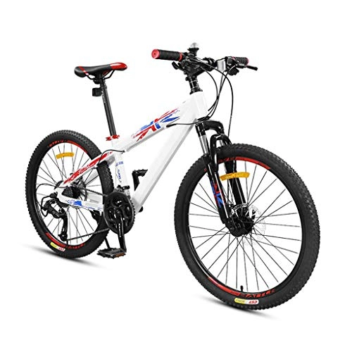 Mountain Bike : JXJ 24 Inch Mountain Trail Bike Aluminum Frame Full Suspension Bicycles 27 Speed ​​dual Disc Brakes Bicycles for Adult Teens