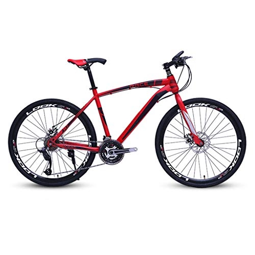 Mountain Bike : JXJ Mountain Bikes High Carbon Steel Full Suspension Bicycle Dual Disc Brake Mtb Bikes for Men Women (26 Inch, 21 / 24 / 27 / 30 Speeds)