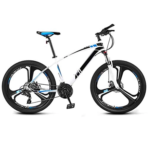 Mountain Bike : JXJ Mountain Bikes High Carbon Steel Full Suspension Mtb Dual Disc Brake Mountain Bicycle with 21 / 24 / 27 / 30 Speed, for Men Women (27.5 Inch)