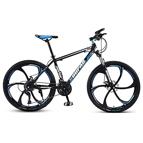 Mountain Bike : JYCCH Mountain Bike, Adult Offroad Road Bicycle 24 Inch 21 / 24 / 27 Speed Variable Speed Shock Absorption, Teenage Students, Men and Women Sports Cycling Racing Ride 10wheels- 24 spd (Bk bu 6wheels)