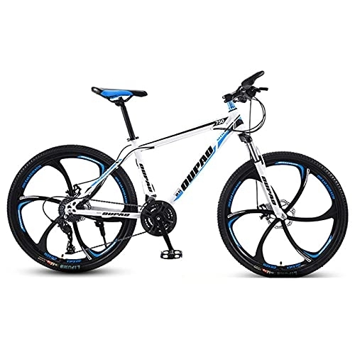 Mountain Bike : JYCCH Mountain Bike, Adult Offroad Road Bicycle 24 Inch 21 / 24 / 27 Speed Variable Speed Shock Absorption, Teenage Students, Men and Women Sports Cycling Racing Ride 10wheels- 24 spd (Wt bu 6wheels)