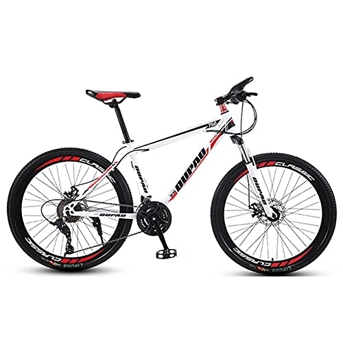 Mountain Bike : JYCCH Mountain Bike, Adult Offroad Road Bicycle 24 Inch 21 / 24 / 27 Speed Variable Speed Shock Absorption, Teenage Students, Men and Women Sports Cycling Racing Ride 10wheels- 24 spd (Wt rd Spoke Wheel)