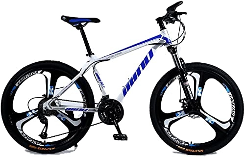 Mountain Bike : JZTOL 24 / 26 Inch Mountain Bike 21 / 24 / 27 Speed Dual Disc Brake Full Suspension Outdoor Bicycle Adult Men And Women (Color : D~26 Inch, Size : 27 speed)