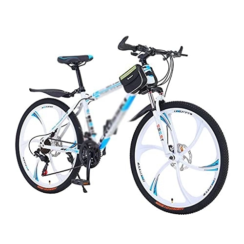 Mountain Bike : Kays Mountain Bike 26-inch Wheel 21 / 24 / 27 Speed Double Disc Brake Bicycle Suspension Fork Bike Suitable For Men And Women Cycling Enthusiasts(Size:27 Speed, Color:White)