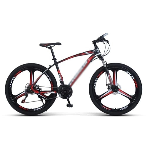 Mountain Bike : Kays Mountain Bike 26 Wheels 21 / 24 / 27 Speed Gear System Dual Disc Brake Adult Bicycle Suitable For Men And Women Cycling Enthusiasts(Size:27 Speed, Color:Red)