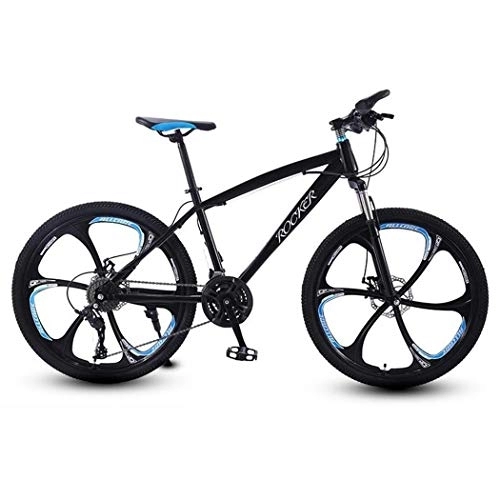 Mountain Bike : Kays Mountain Bike, Carbon Steel Frame, 26 Inch Unisex Hardtail Mountain Bicycle, Dual Disc Brake And Front Suspension (Color : D, Size : 24-speed)