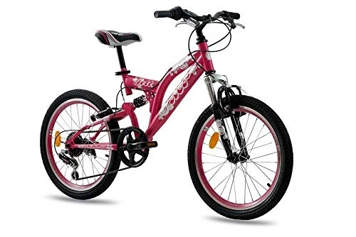 Mountain Bike : KCP ' Jett Mountain Bike for Girls, Size 20(50.8cm), Color Pink, 6Speed Shimano