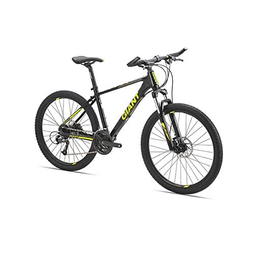 Mountain Bike : Kehuitong Road Bike, 27-speed 26-inch Wheel Road Bike, Hydraulic Disc Brake Bike, Aluminum Alloy The latest style, simple design (Color : Black, Edition : 27 speed)