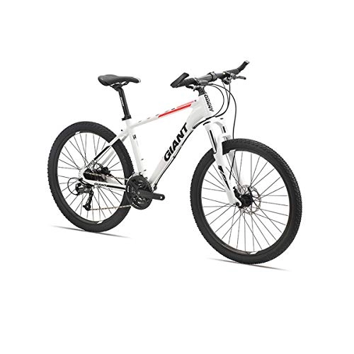 Mountain Bike : Kehuitong Road Bike, 27-speed 26-inch Wheel Road Bike, Hydraulic Disc Brake Bike, Aluminum Alloy The latest style, simple design (Color : White, Edition : 27 speed)