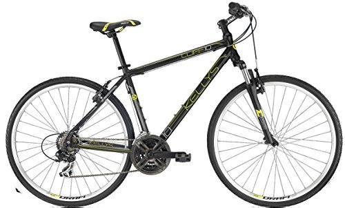 Mountain Bike : Kellys Cliff 10 Bicycle, Black 19 '' Yellow
